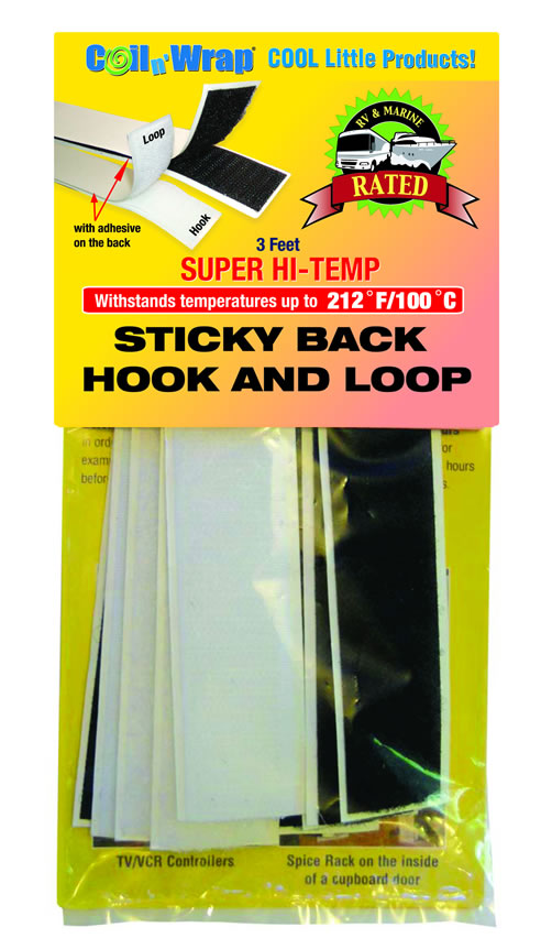 6' HOOK AND LOOP STICKY BACK - - AP PRODUCTS