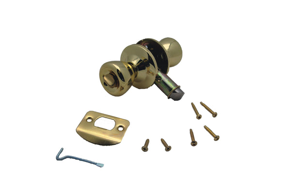 PRIVACY LOCK SET P/BRASS - AP PRODUCTS