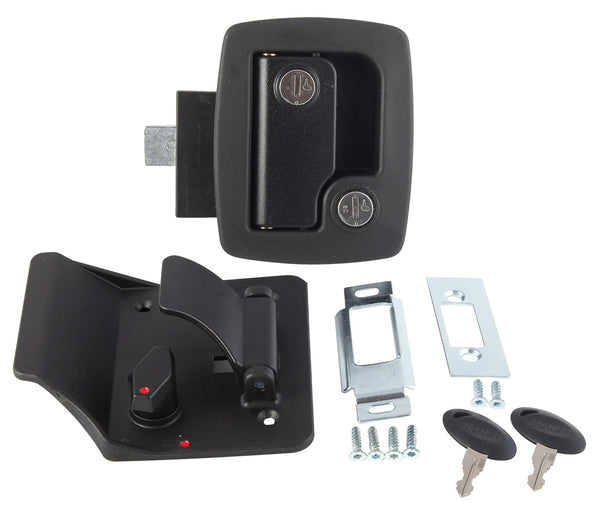 BAUER DOOR LATCH W/KEYS-B - AP PRODUCTS