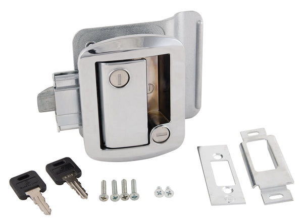 METAL TT LOCK W/KEYS CHR - AP PRODUCTS