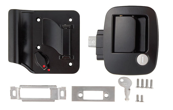 BAUER METAL TRAVEL TRAILER LOCK BLK