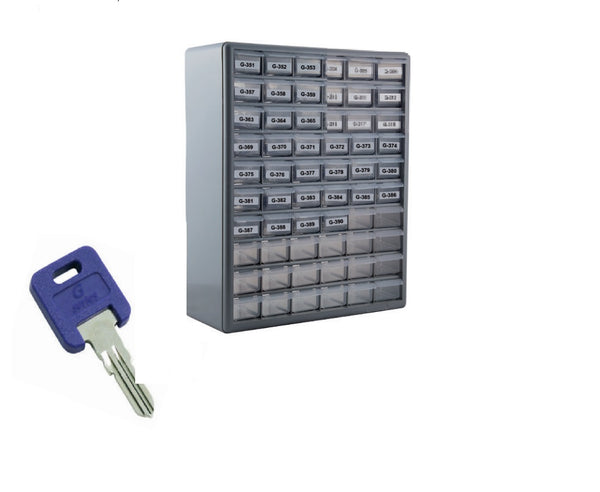 G-SERIES KEY CABINET W/DRAWERS - AP PRODUCTS