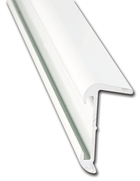 ROOF EDGE P.WHT 8' EA - AP PRODUCTS