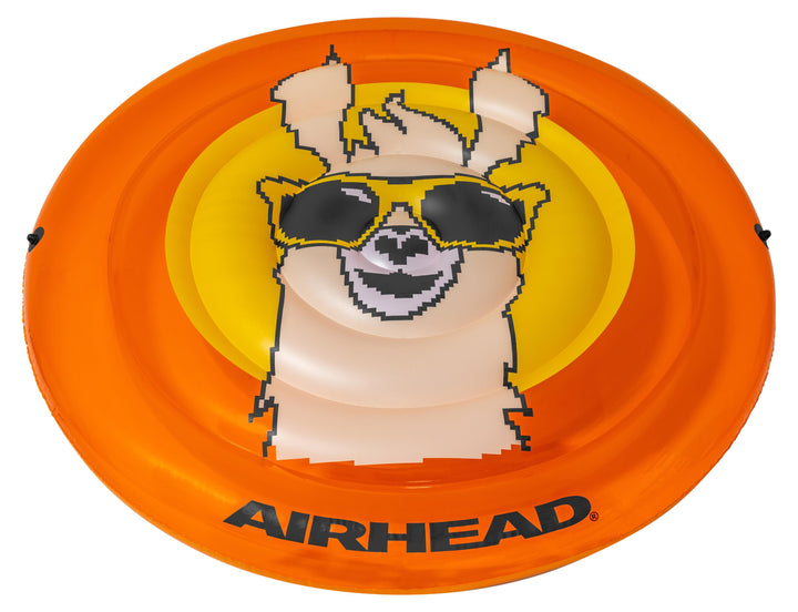 POOL FLOAT - PIXEL ORANGE LLAMA - AIRHEAD