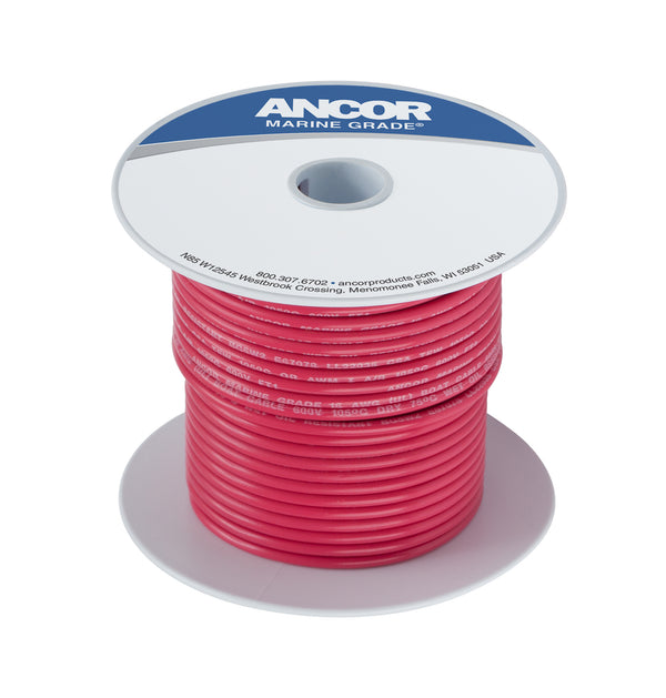 100' #18 RED TINNED COPPER - ANCOR