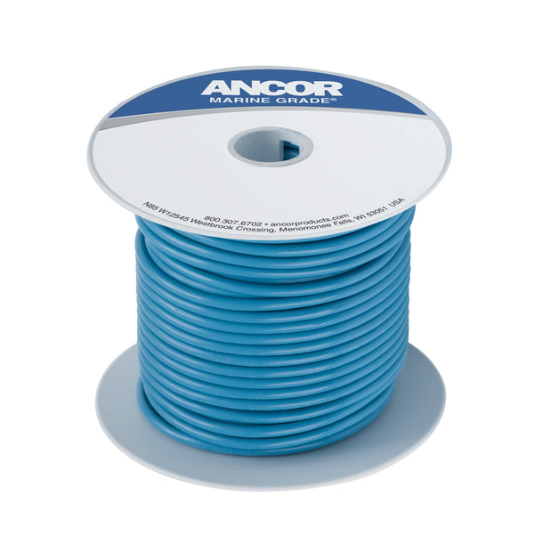 100' #16 LT BLUE TINNED COPPER - ANCOR