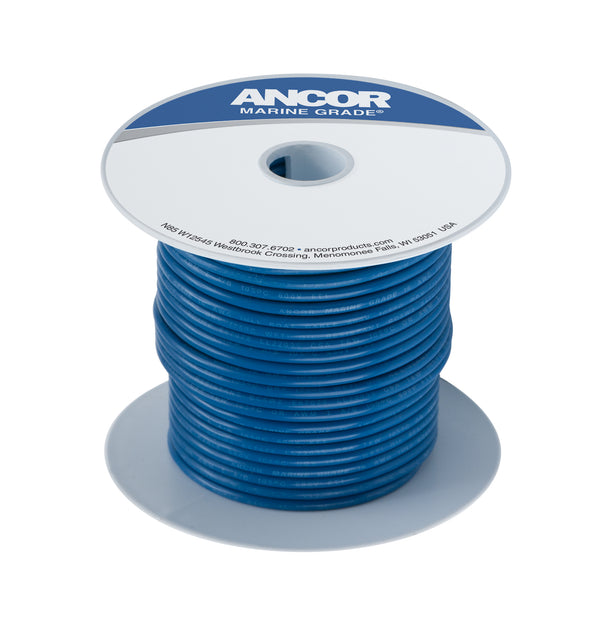 100' #16 DK BLUE TINNED COPPER - ANCOR