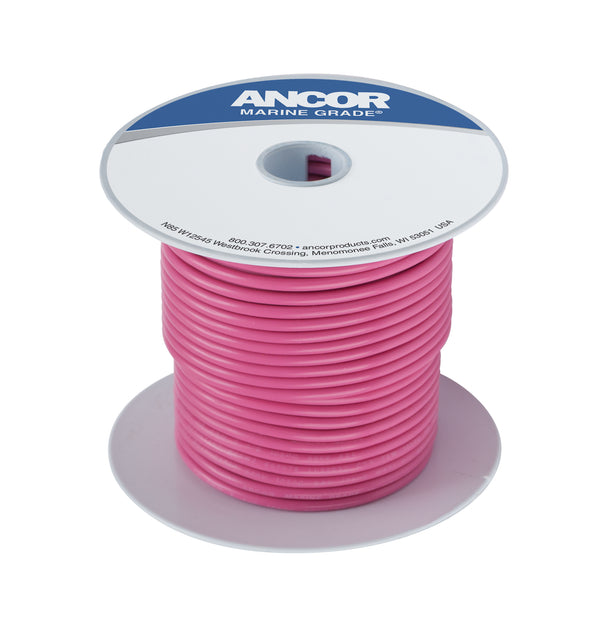 100' #16 PINK TINNED COPPER - ANCOR