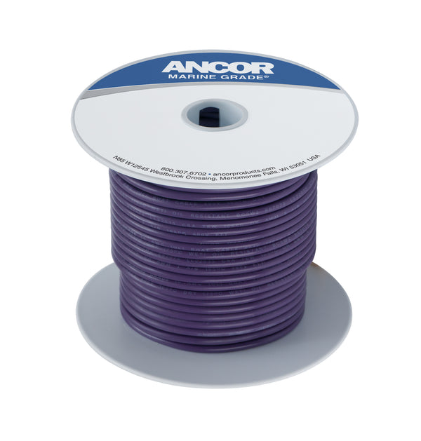 100' #16 PURPLE TINNED COPPER - ANCOR