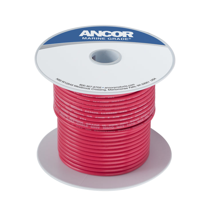 100' #14 RED TINNED COPPER - ANCOR