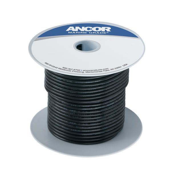 WIRE 100' #12 BLACK TINNED COPPER - ANCOR