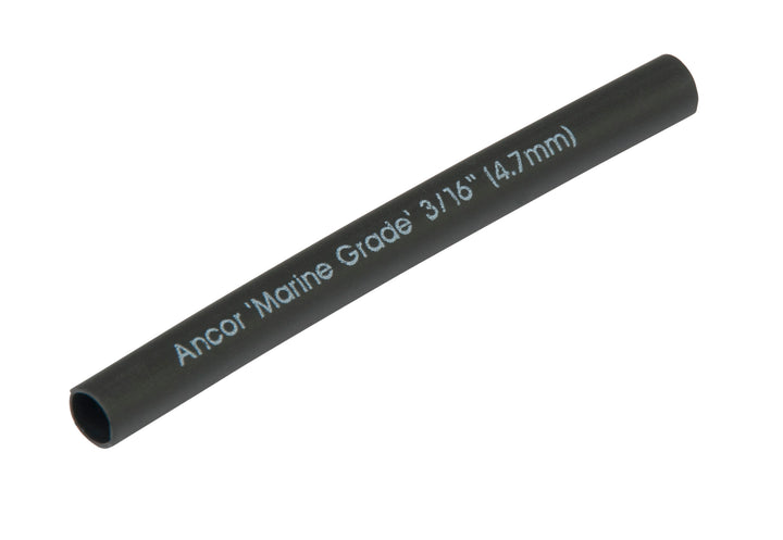 3/16' X 3' BLACK HEAT SHRINK - ANCOR