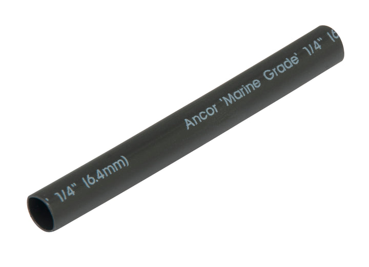 1/4' X 3' BLACK HEAT SHRINK - ANCOR