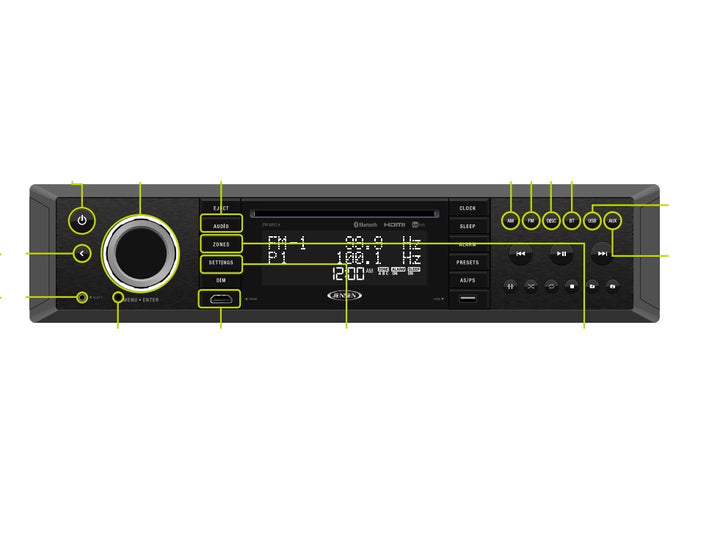 SLIMLINE 3-ZONE SOURCE - ASA