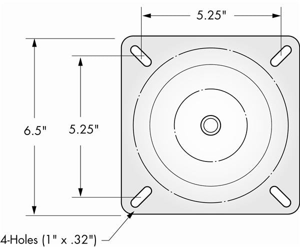 SEAT MOUNT W/O SPRING - ATTWOOD MARI