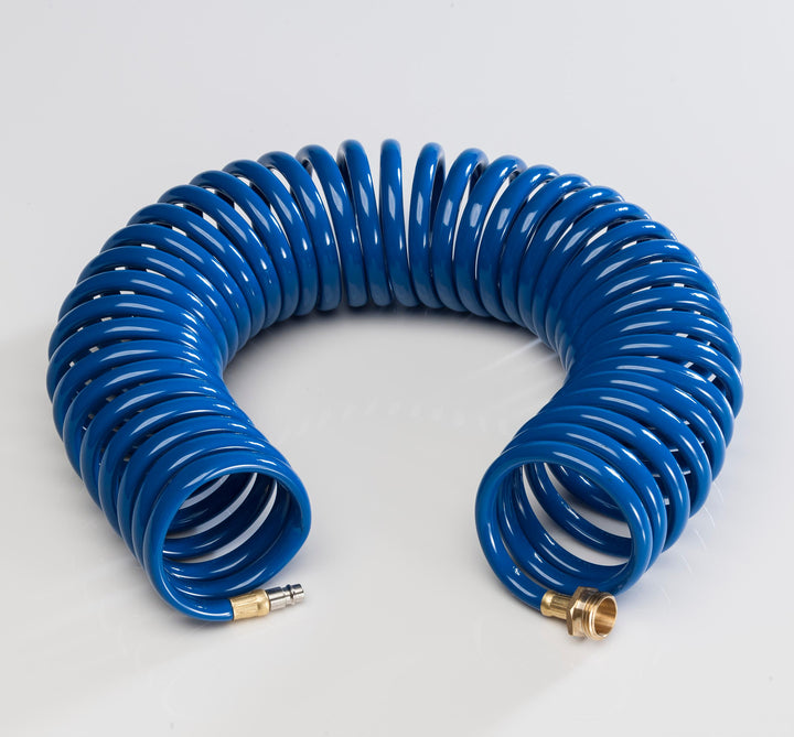 15' COILED BLU EXT HOSE - AMER BRASS