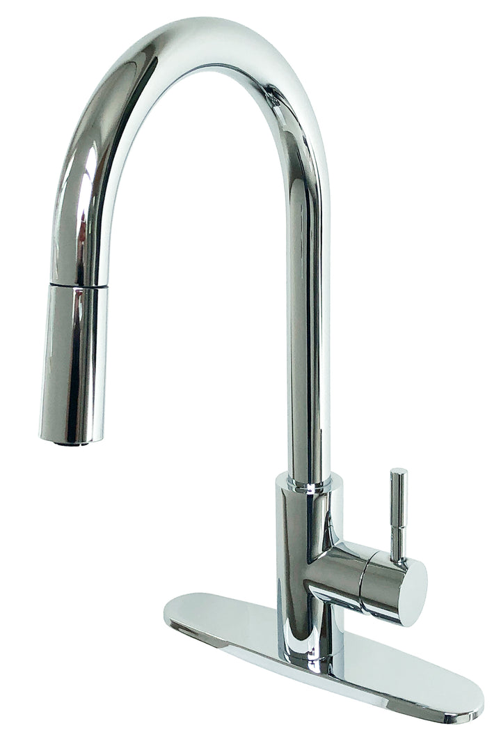 METAL KITCHEN PULLDOWN FAUCET  BULL - AMER BRASS