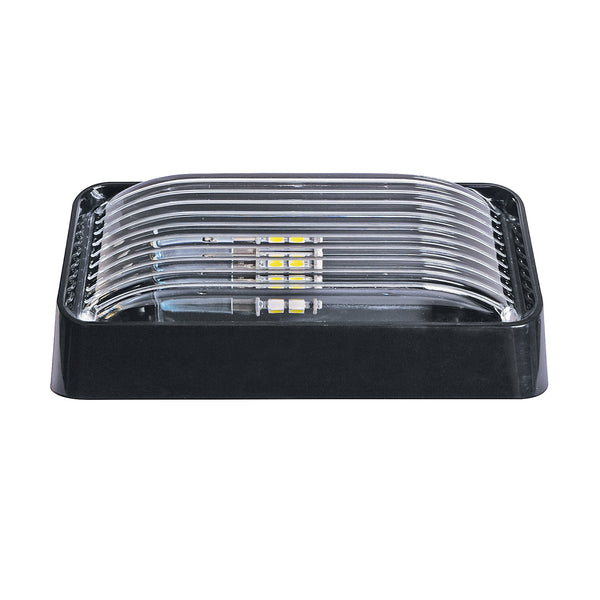 LED  BW RCT PRCH LITE WO/SW BLK-CLR - ARCON