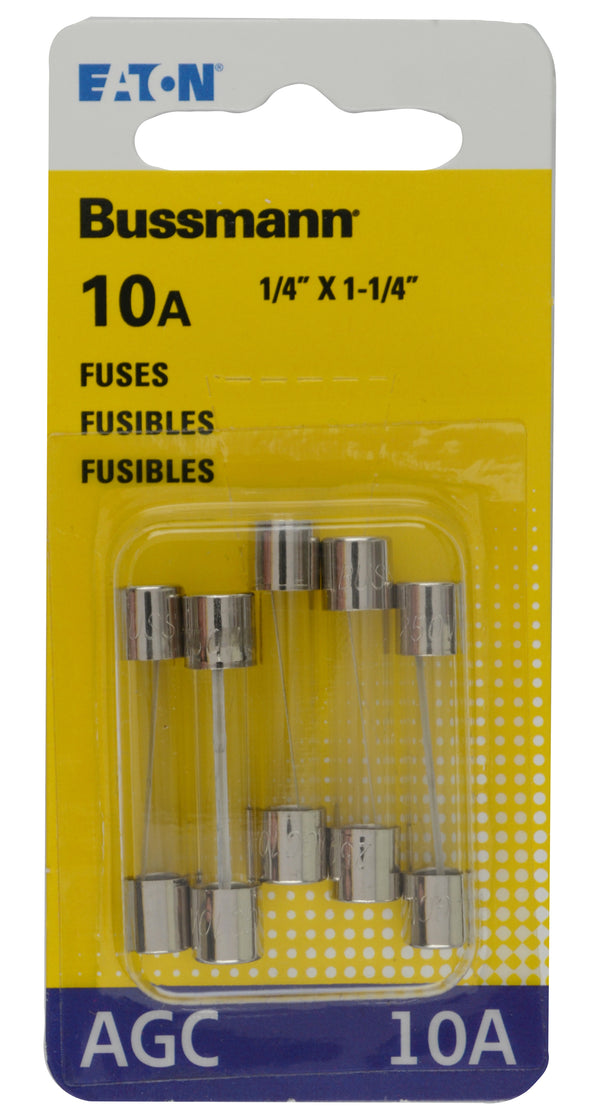 5PK BP/AGC10 FUSES - BUSSMANN