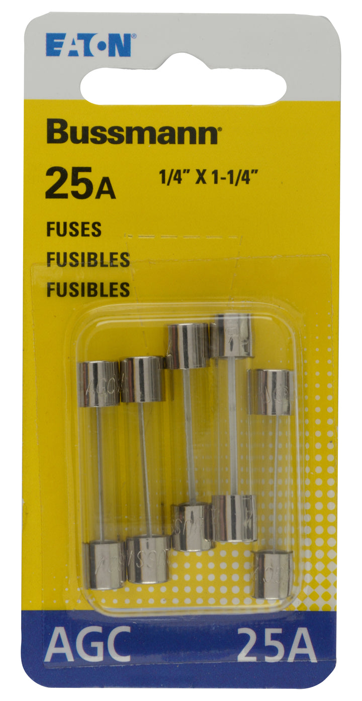 5PK BP/AGC25 FUSES - BUSSMANN