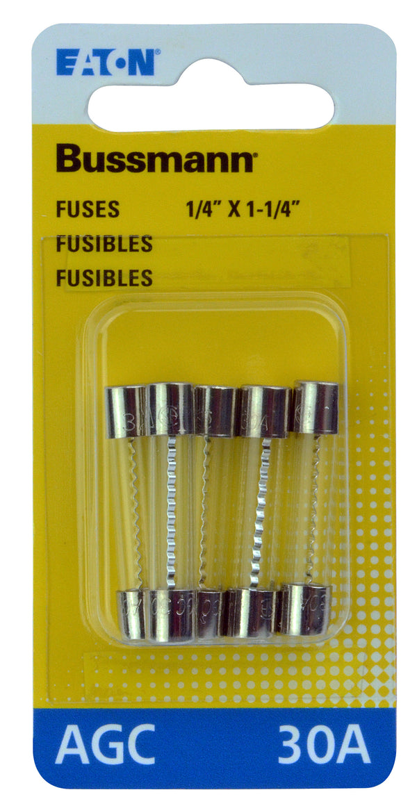 5PK BP/AGC30 FUSES - BUSSMANN