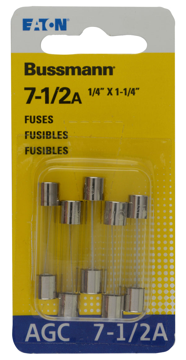 5PK BP/AGC7-1/2 FUSES - BUSSMANN