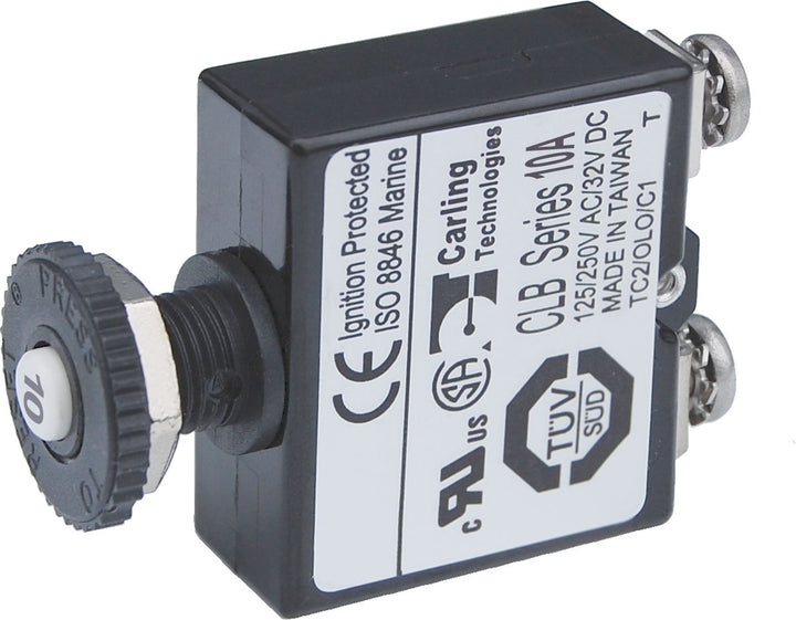 CIRCUIT BREAKER PUSH BUTTON ST 10A - BLUE SEA
