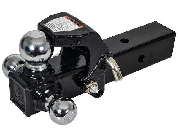 TRIBALL HITCH W/PINTLE BLACK 2.5IN - BUYERS PROD