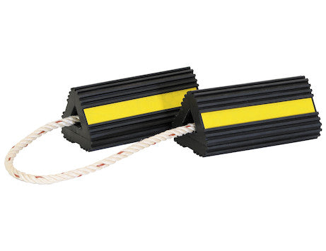 WHEEL CHOCK  W/ROPE PR 4X4X8 - BUYERS PROD