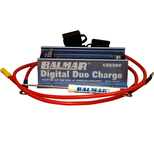 DIGITAL DUO CHARGE  12/24V  W/WIRES - BALMAR