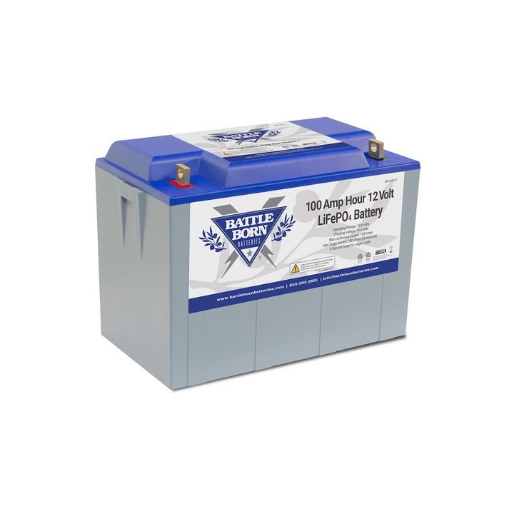 100AH 12V LIFEPO4 DEEP CYCLE BATTER - BATTLE BORN