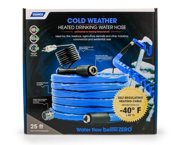 HEATED DRINKING WATER HOSE-40 25' - CAMCO