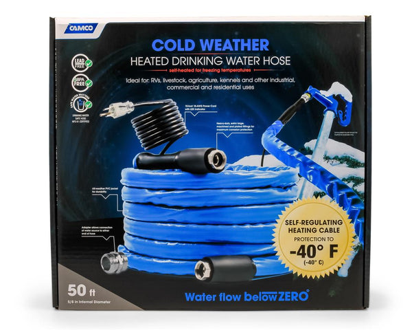 HEATED DRINKING WATER HOSE-40 50' - CAMCO