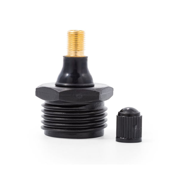 BLOW OUT PLUG PLASTIC W/ VALVE BLK - CAMCO