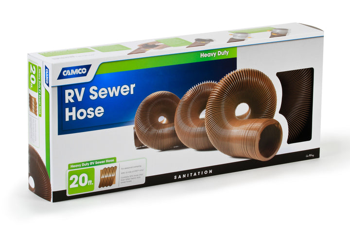 HTS 20' HD SEWER HOSE BRN - CAMCO