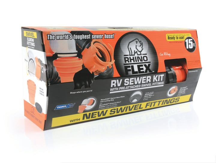 RHINOFLEX RV SEWER KIT - CAMCO