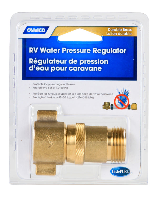 H2O PRESS REGULATOR BRASS - CAMCO