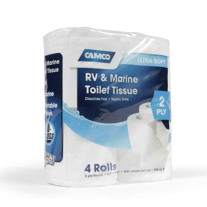 TISSUE 4PK 2PLY-500SHEETS - CAMCO