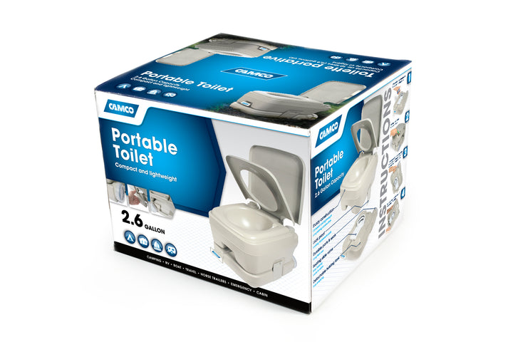 PORTABLE TOILET  2.6 GAL. - CAMCO