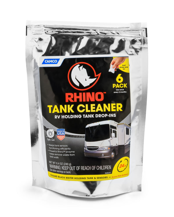 RHINO  TANK CLNR DROP-INS 6/BAG - CAMCO