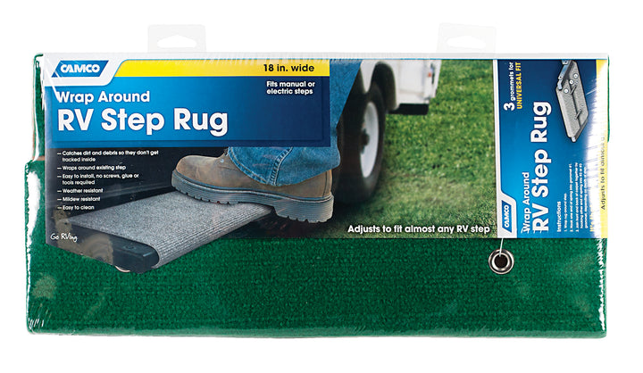 STEP RUG  REGULAR  GREEN - CAMCO