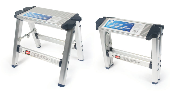 METAL STEP STOOL  FOLDING - CAMCO