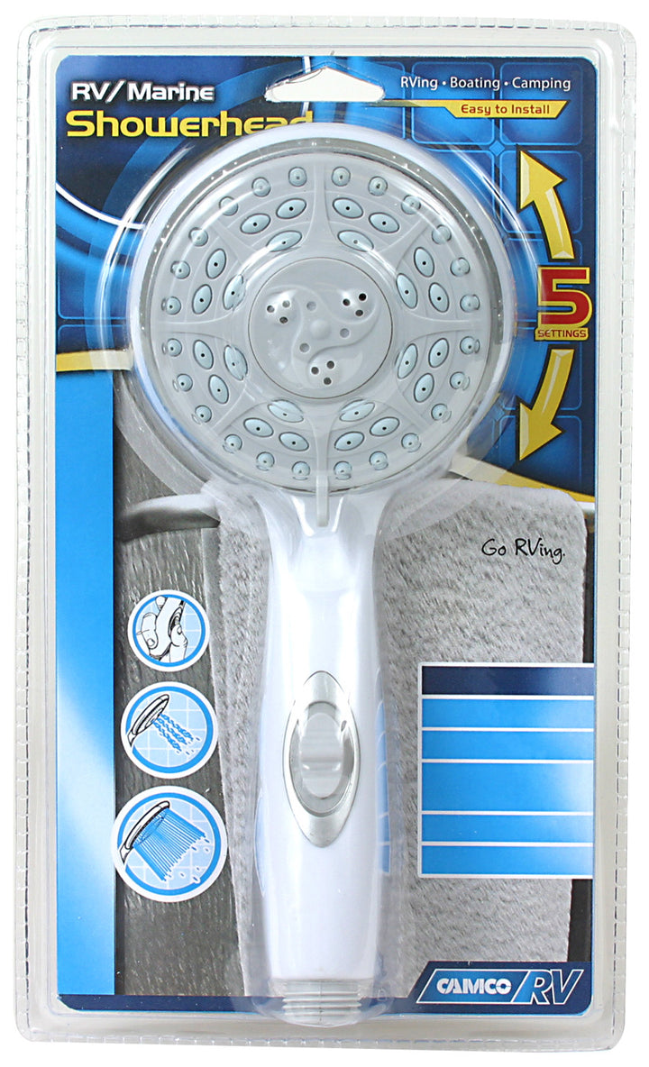 SHOWER HEAD  WHITE - CAMCO