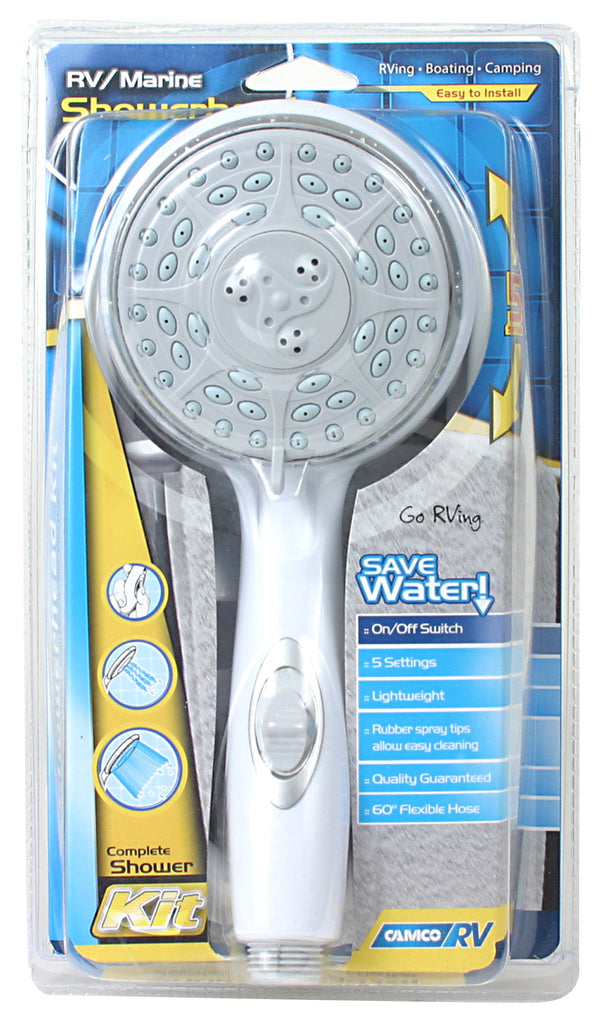 SHOWER HEAD KIT  WHITE - CAMCO