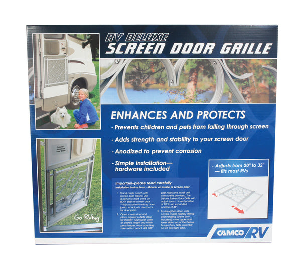 SCREEN DOOR DELUXE GRILLE - CAMCO