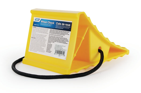 WHEEL CHOCK W/ ROPE - CAMCO