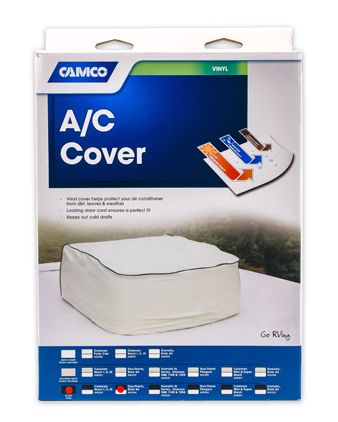 A/C COVER BLACK - CAMCO