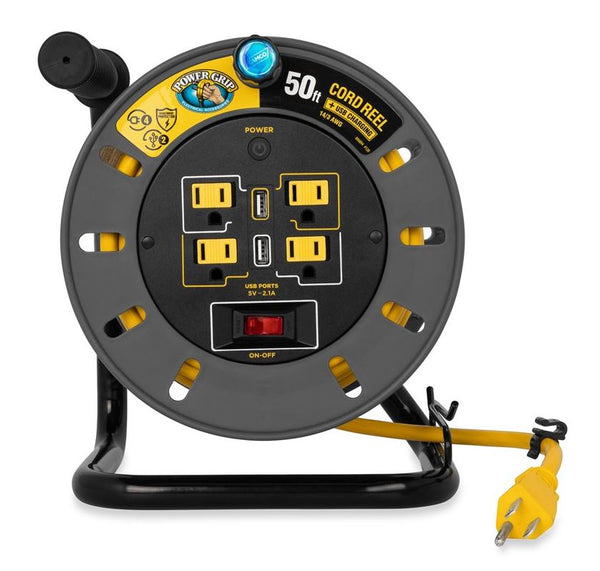 POWERGRIP  EXTENSION CORD REEL  50' - CAMCO