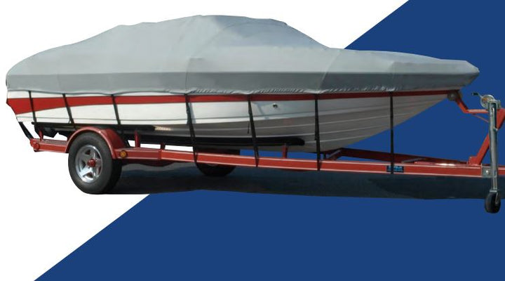 BOAT COVER V-21 I/O  PG GRAY - CARVER