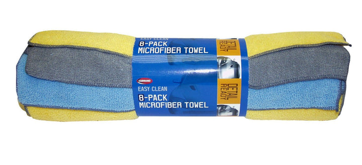 8 PK MICROFIBER TOWEL 14X - CARRAND